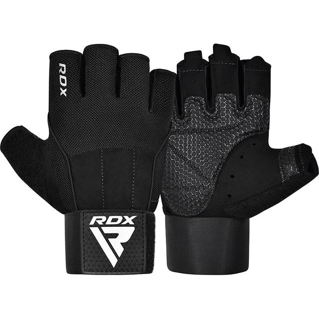 Рукавички для фітнесу RDX  W3 BLACK WITH EVA PADDING-M, фото 1