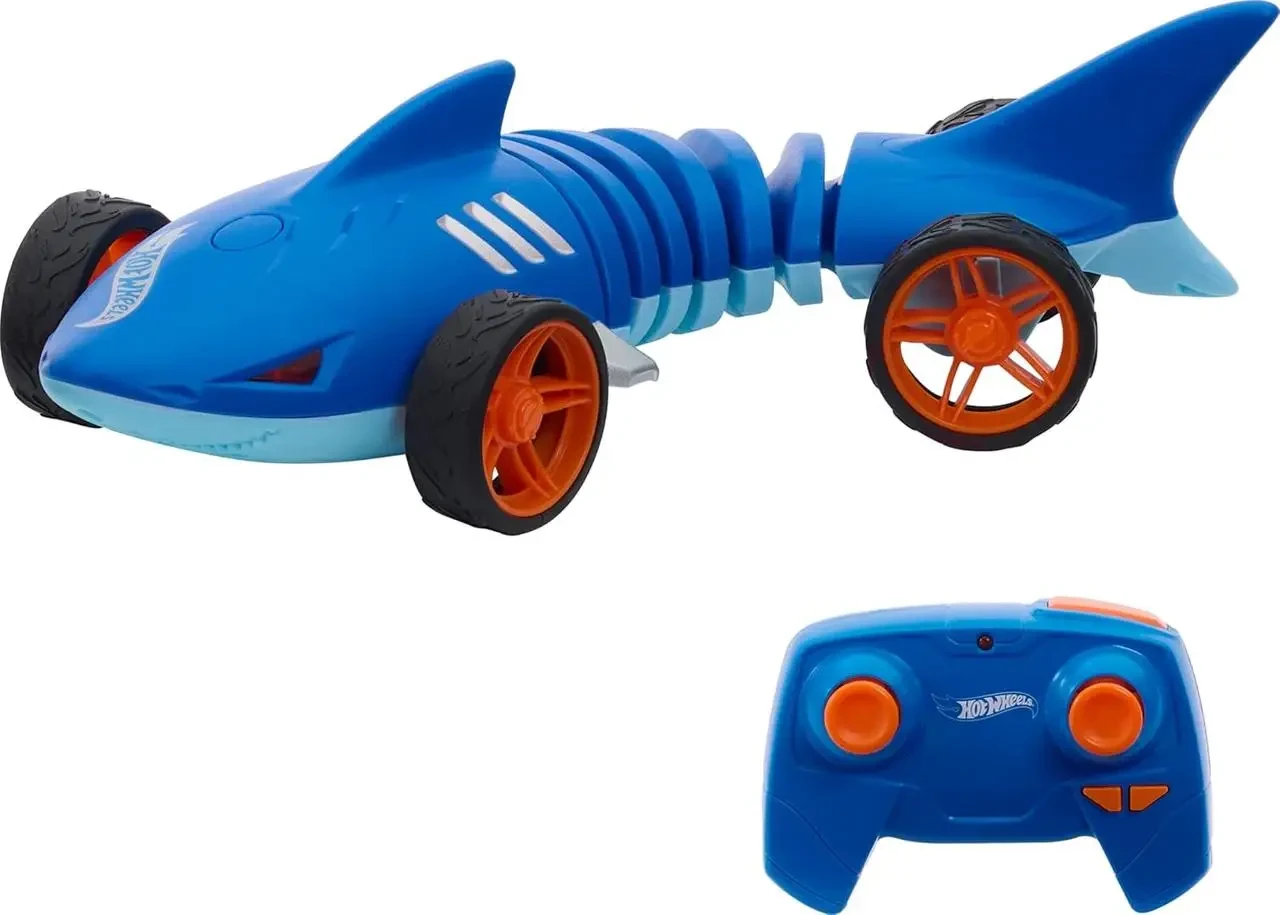 Машинка Хот Вілс Акула 1:15 На Пульті Звук Світло Shark Speeder RC Hot Wheels