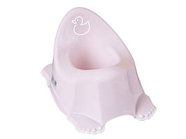 Горщик дитячий антиковзкий DUCK light pink