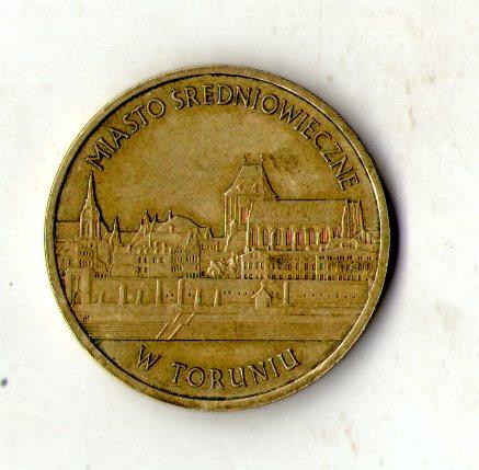 Польща 2 злотих, 2007 Польські монументи матеріальної культури - Середньовічне місто Торунь №2828
