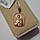 Срібний комплект в позолоті Ладанка Семистрільна Ланцюжок  Бісмарк, фото 8
