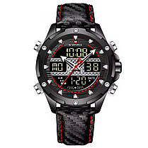 Naviforce Чоловічий спортивний тактичний годинник Naviforce Set Present подарочный набор, 2 ремешка, фото 2