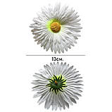 Штучна квіті букет ромашки білі ворсиста тичинка, 46 см, фото 5