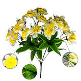 Штучні квіти букет нарциси Хмарка, 48см, фото 7