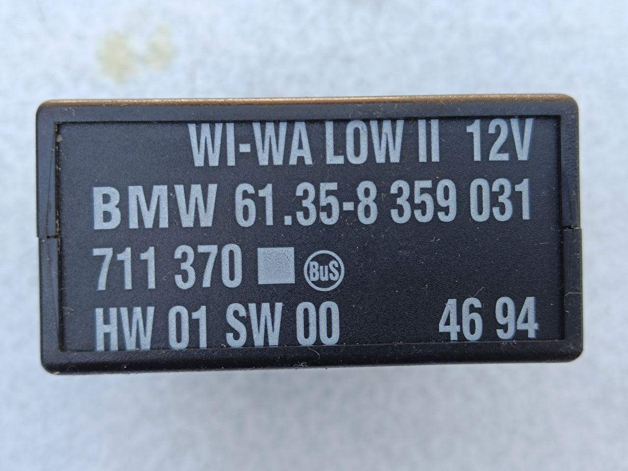 Електронний блок керування BMW E36 61.35-8 359 031 / 61358359031 / 711 370 / 711370 / HW 01 SW 00 / HW01SW00 / 4594