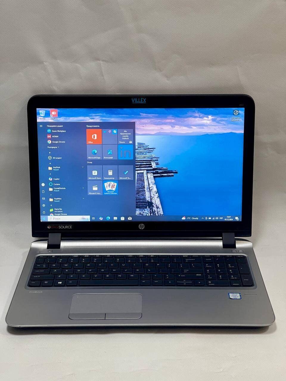 Б/в Ноутбук HP ProBook 450 G3 15.6" 1366x768| Core i5-6200U| 8 GB RAM| 128 GB SSD| HD 520