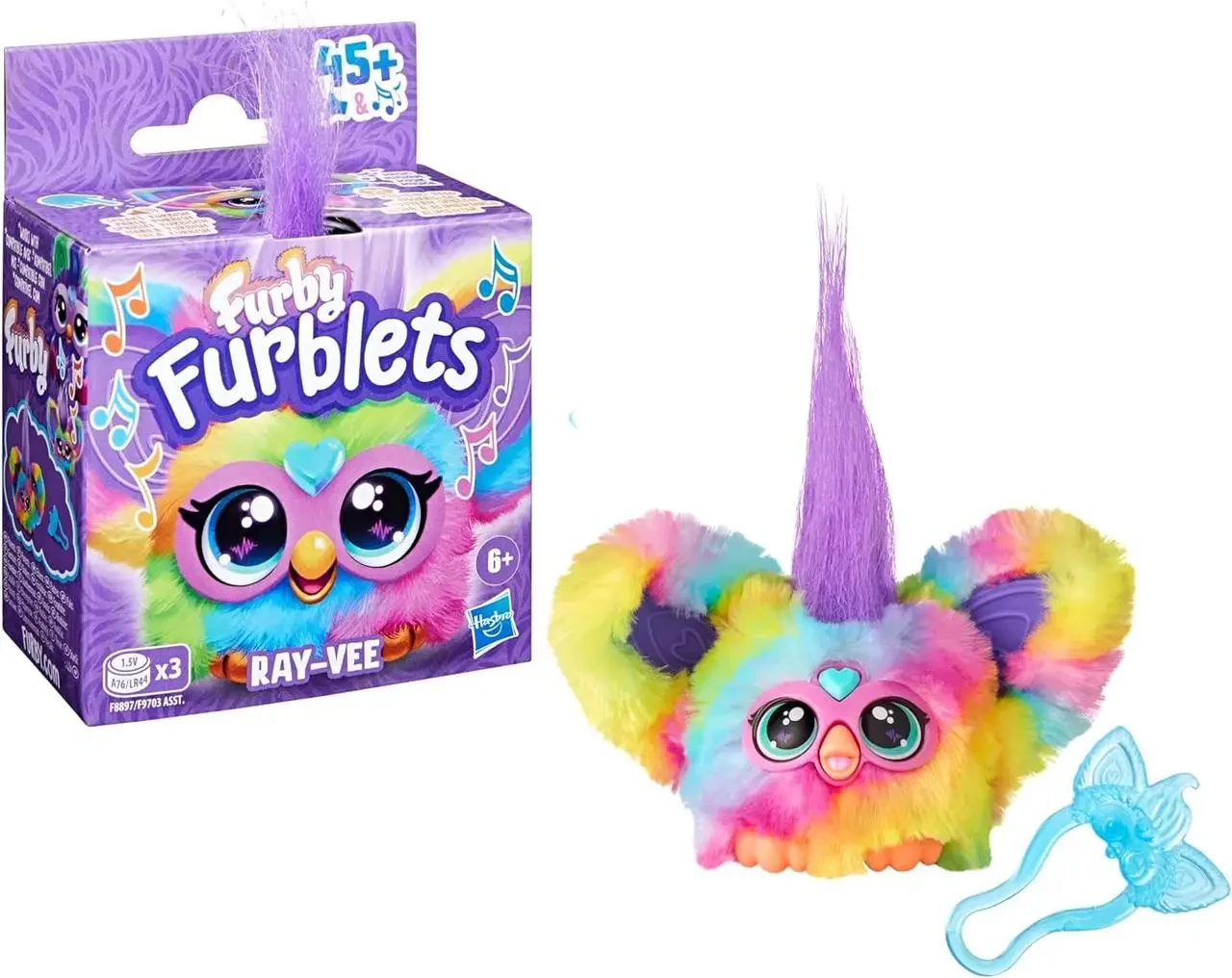 Інтерактивний міні Фербі Ферблет райдужний Рей-Ві Furby Furblets Ray-Vee Mini Friend