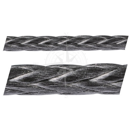 Мотузка плавальна 5 мм, чорна Marlow Dyneema