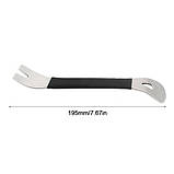 Знімач кліпс пістонів обшивки салону автомобіля, метал, фото 4