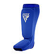 Захист гомілки та стопи RDX Shin Instep Foam Blue/White XL, фото 3