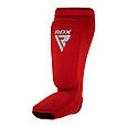Захист гомілки та стопи RDX Shin Instep Foam Red/White XL, фото 4