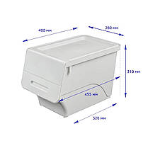 Контейнер для хранения белый 45.5*28.5*31CM SW-00002421, фото 3