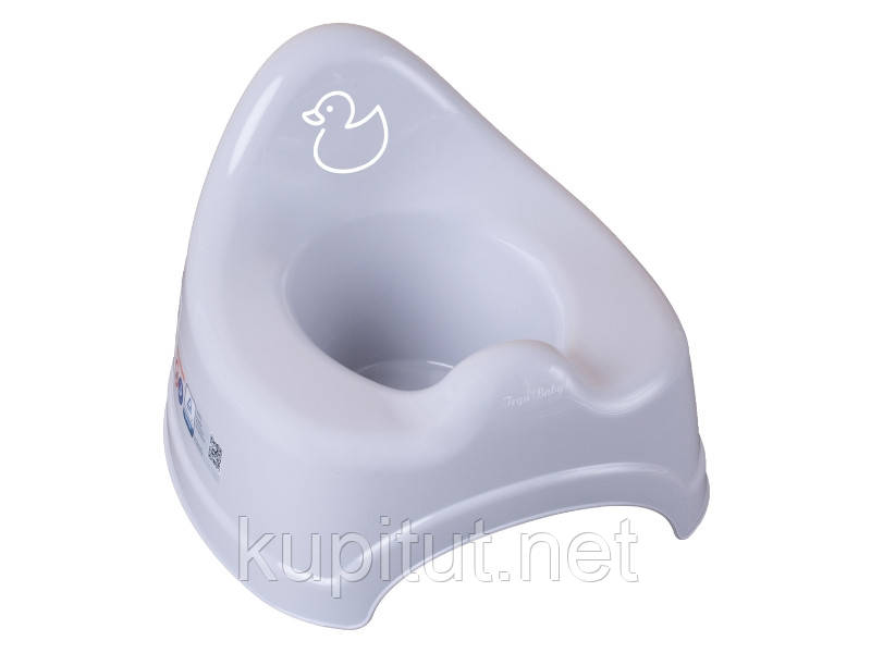 Горщик дитячий DUCK light gray, фото 1
