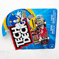 Фінгерборд Tech Deck Finesse + Sonic The Hedgehog Knuckles Spin Master - колекційна серія, фото 3