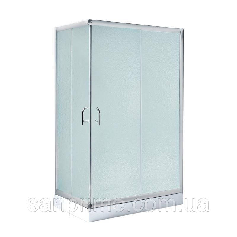 Душова кабіна Lidz Wawel SC100x80.SAT.LOW.FR, скло Frost 5 мм + Lidz Душовий піддон KAPIELKA ST100x80х14, фото 1
