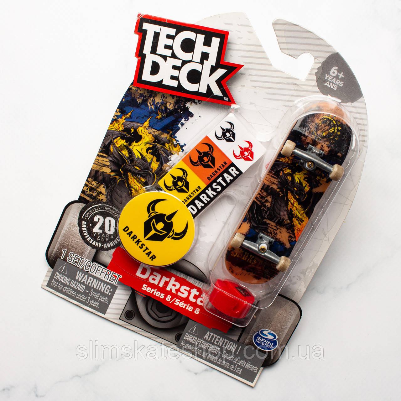 Фінгерборд Tech Deck Darkstar Skateboards Dragon Fire Series 8