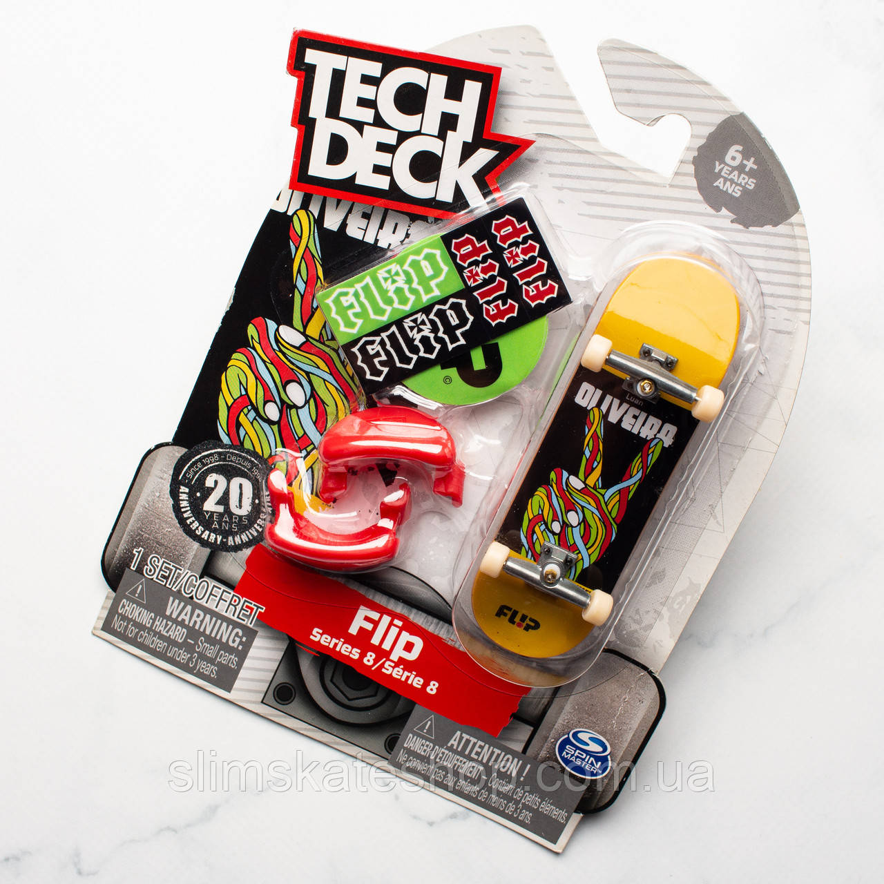 Фінгерборд Tech Deck Flip Skateboards Luan Oliveira Peace Series 8
