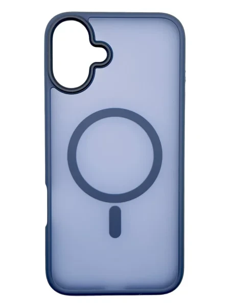 Чохол-накладка BeCover Metal Buttons Case (MagSafe) для Apple iPhone 16 Blue (712091), фото 1