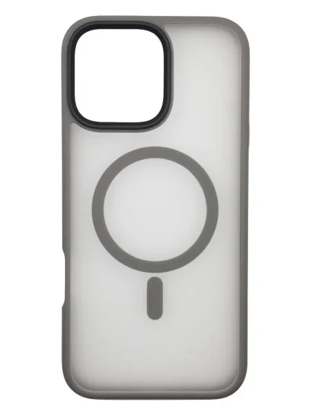 Чохол-накладка BeCover Metal Buttons Case (MagSafe) для Apple iPhone 16 Pro Gray (712098), фото 1