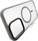 Чохол-накладка BeCover Metal Buttons Case (MagSafe) для Apple iPhone 16 Pro Max Gray (712101), фото 3