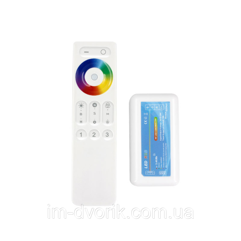 Контролер Led RGB RF 18A 2.4G DC12-24V із сенсорним пультом