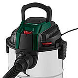 Пилосос Parkside PWD 25 B3 для сухого та вологого прибирання з набором насадок 25 л 1400 Вт Німеччина, фото 6