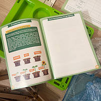 Набір юного садівника Ботанічні експерименти теплиця насіння інструменти грунт Fun Game (78522), фото 8