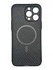 Чохол-накладка BeCover Carbonite Case (MagSafe) для Apple iPhone 16 Pro Max Black (712069), фото 2