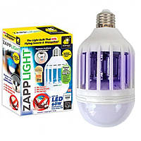Лампа-пастка для комах Zapp Light, світлодіодна / Електрична лампа-знищувач / Приманка для комарів