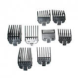 Машинка для стрижки волосся Gemei GM-1016 (8 насадок) / Машинка для стрижки мережева з ножицями, фото 5