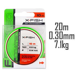 Флюорокарбон X-Fish FCoated 20m 0.30mm 7.1kg