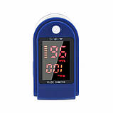 Портативний пульсоксиметр з кольоровим дисплеєм OLED LK87 / Цифровий пульсометр-оксиметр на палець, фото 4