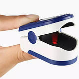 Портативний пульсоксиметр з кольоровим дисплеєм OLED LK87 / Цифровий пульсометр-оксиметр на палець, фото 6