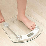 Цифрові ваги AT-2003B до 180 кг / Скляні ваги підлогові, фото 2