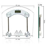 Цифрові ваги AT-2003B до 180 кг / Скляні ваги підлогові, фото 5