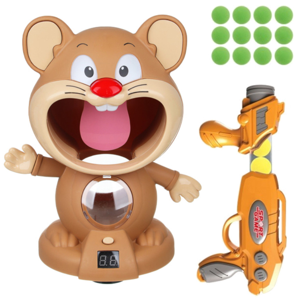 Інтерактивний тир "Мишеня" Joy Acousto-Optic Hamster 1970A / Ігровий набір для дітей / Повітряний тир