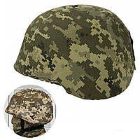 Кавер на шолом з гумкою, Піксель / Тактичний чохол для шолома / Армійський кавер на каску