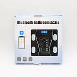 Смарт ваги до 180кг A-8003 з Bluetooth, Чорні / Розумні ваги підлогові з додатком, фото 10