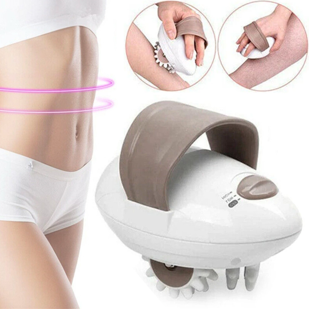 Антицелюлітний масажер для тіла Massager With Wheels / Антицелюлітний роликовий масажер / Масажер для обличчя