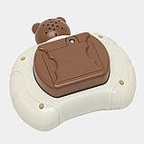 Антистрес іграшка "Ведмедик" поп іт, Pop it PRO Bear, Коричневий, на батарейках / Електронний портативний попіт, фото 6