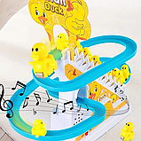 Американські гірки для качок Каченята на гірці Small Duck / Музичний трек каченята спускаються з гірки, фото 5