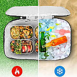 Складна термосумка з ручками 41x26x23 см / Сумка-холодильник для пікніка / Термоізоляційна сумка-кошик, фото 8