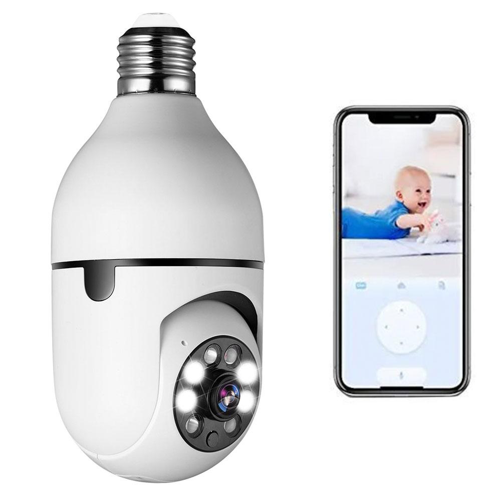 Панорамна WIFI камера в патрон Е27 Smart 3120S-DPXY, 2MP / Поворотна бездротова IP камера відеоспостереження, фото 1