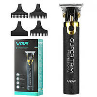 Машинка для стрижки волосся, акумуляторна, VGR V-082 7782 / Бездротовий триммер для бороди