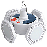 Комплект 2 шт. Кемпінговий LED світильник із сонячною панеллю 5000 мА·год, 169 LED/Акумуляторний аварійний ліхтар, фото 8