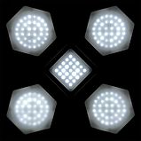 Комплект 2 шт. Кемпінговий LED світильник із сонячною панеллю 5000 мА·год, 169 LED/Акумуляторний аварійний ліхтар, фото 4