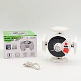 Комплект 2 шт. Кемпінговий LED світильник із сонячною панеллю 5000 мА·год, 169 LED/Акумуляторний аварійний ліхтар, фото 10