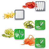 Овочерізка 7в1, для овочів і фруктів з насадками, MA-22 / Подрібнювач багатофункціональний, фото 9