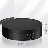 Стіл для предметної фотозйомки (13,8см) від USB, MAG-733 / Обертова платформа для демонстрації товарів, фото 10