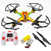 Квадрокоптер радіокерований Sky Phantom CH090 з WiFi / Дрон з камерою, LED-підсвічуванням та пультом ДУ